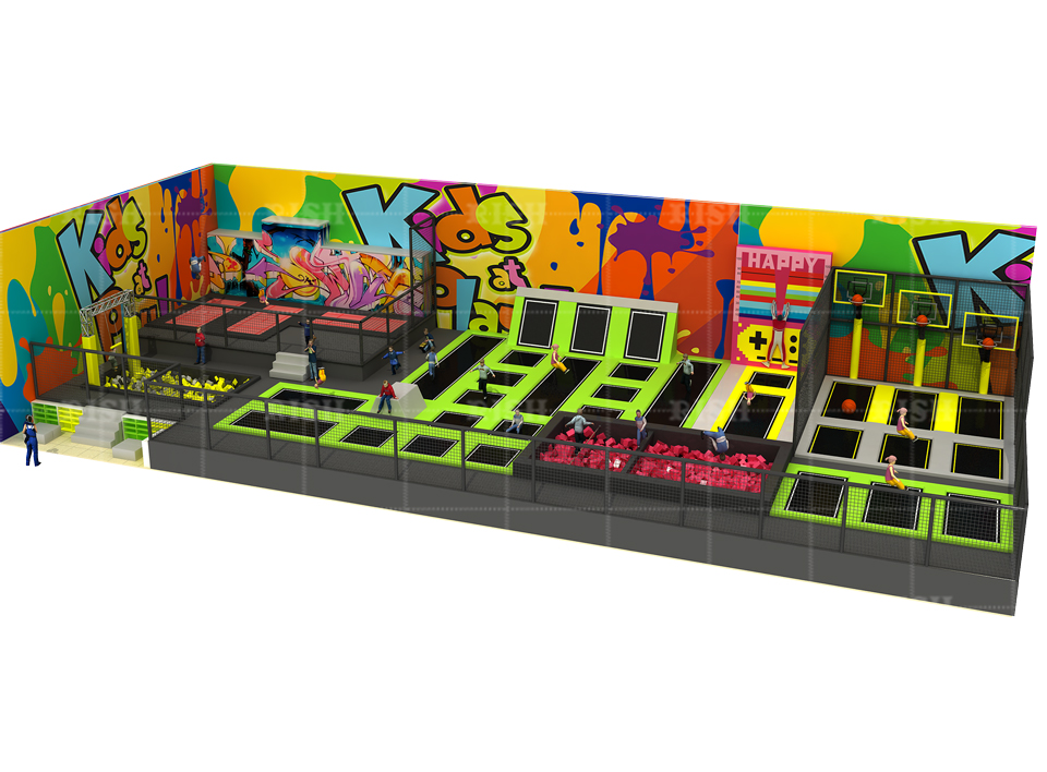 Trampoline Park Supplier  Indoor trampoline China Manufacturer