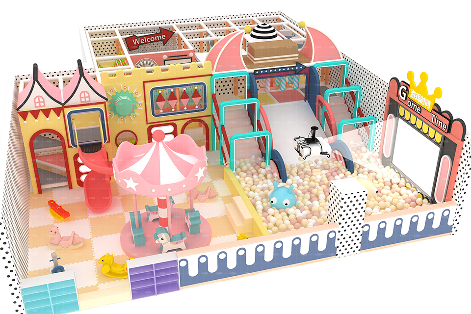 Projector Indoor Playground Equipment Kids Soft Playground