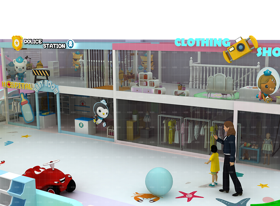 Adventure Play Structure Kids Soft Play Party Area
